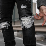 FORCE SCHWARZE JEANS