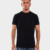 RK BLANK TEE BLACK SLIMFIT
