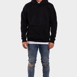 RK BLANK HOODIE BLACK OVERSIZED