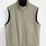 DELUXE DUBBELZIJDIGE BODYWARMER | BLACK & SAND