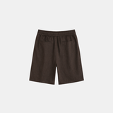CORE LINNEN SHORT | DEEP BROWN