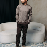 CORE STRAIGHT PANTS BROWN