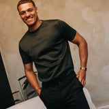 GLOSS ESSENTIAL SHIRT MIDNIGHT OLIVE