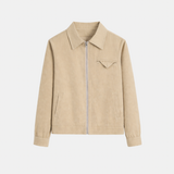 VALERMO ZIP JACKET | BEIGE