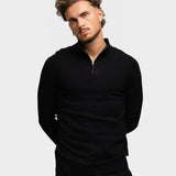 Knitted Zipper Black