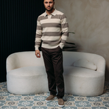 CORE STRAIGHT PANTS BROWN