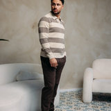 CORE STRAIGHT PANTS BROWN