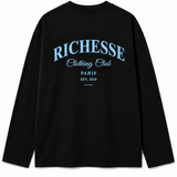 CLOTHING CLUB LONGSLEEVE BLACK | LIGHT BLUE