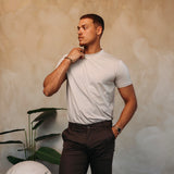 SHINY ESSENTIAL SHIRT BEIGE