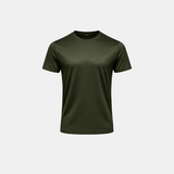 SHINY ESSENTIAL SHIRT MIDNIGHT OLIVE