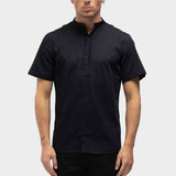 Mao Shirt Black Short