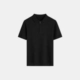 KNIT POLO | BLACK