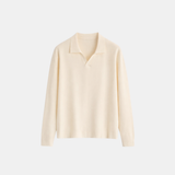 VALERO KNITTED POLO | CREME