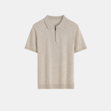 KNIT POLO | CREME