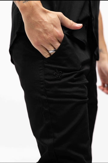 ESSENTIAL MARBELLA BLACK PANTS
