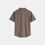 COMO MATTE SHIRT | BROWN