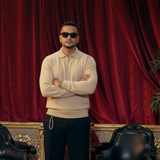 Knitted Long Sleeve Polo Shirt Beige