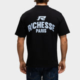 PARIS T-SHIRT BLACK BLUE