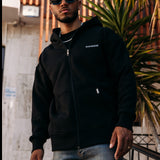 ZIPPER HOODIE BLACK