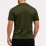 SHINY ESSENTIAL SHIRT MIDNIGHT OLIVE