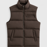 TORINO DOWN BODYWARMER | BROWN