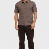 COMO MATTE SHIRT | BROWN