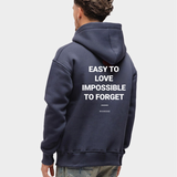 UNVERGESSLICHER HOODIE GRAU