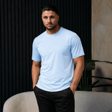 SHINY ESSENTIAL SHIRT SKY BLUE