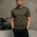 SHINY ESSENTIAL SHIRT DARK SAND