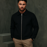ESSENTIAL ZIP JACKET | BLACK