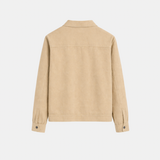 VALERMO ZIP JACKET | BEIGE