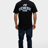 PARIS T-SHIRT BLACK BLUE