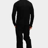 Knitted Zipper Black