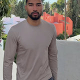 SHINY ESSENTIAL LONGSLEEVE BEIGE