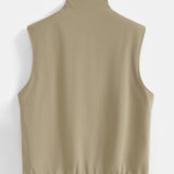 DELUXE DUBBELZIJDIGE BODYWARMER | BEIGE & BROWN