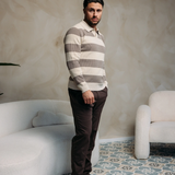 CORE STRAIGHT PANTS BROWN