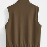 DELUXE DUBBELZIJDIGE BODYWARMER | BEIGE & BROWN