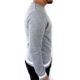 Striped Richesse Sweater Gray