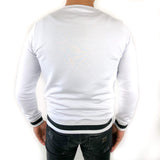 Striped Richesse Sweater White