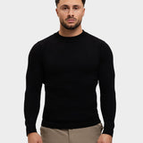 REYES KNITTED SWEATER | BLACK