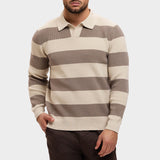 CORTEZ KNITTED POLO | BROWN CREME