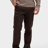 CORE STRAIGHT PANTS BROWN