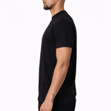 RK BLANK TEE SCHWARZ SLIMFIT