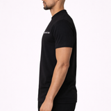 T-SHIRT AVEC LOGO NOIR COUPE RÉGULIÈRE