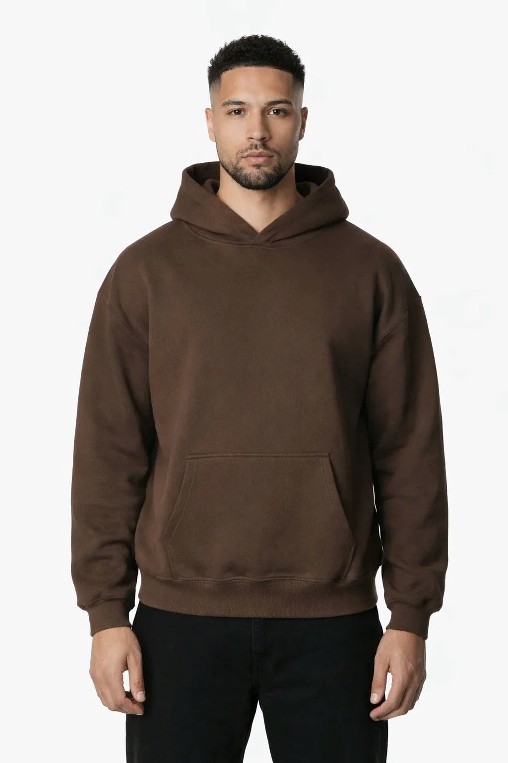RK BLANK HOODIE COFFEE REGULAR FIT