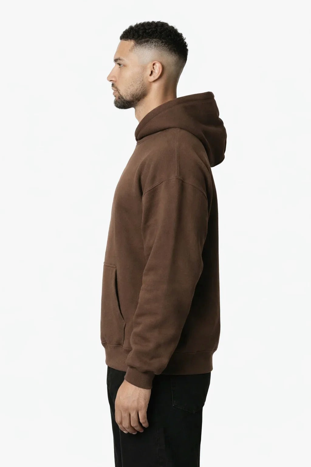 RK BLANK HOODIE COFFEE REGULAR FIT
