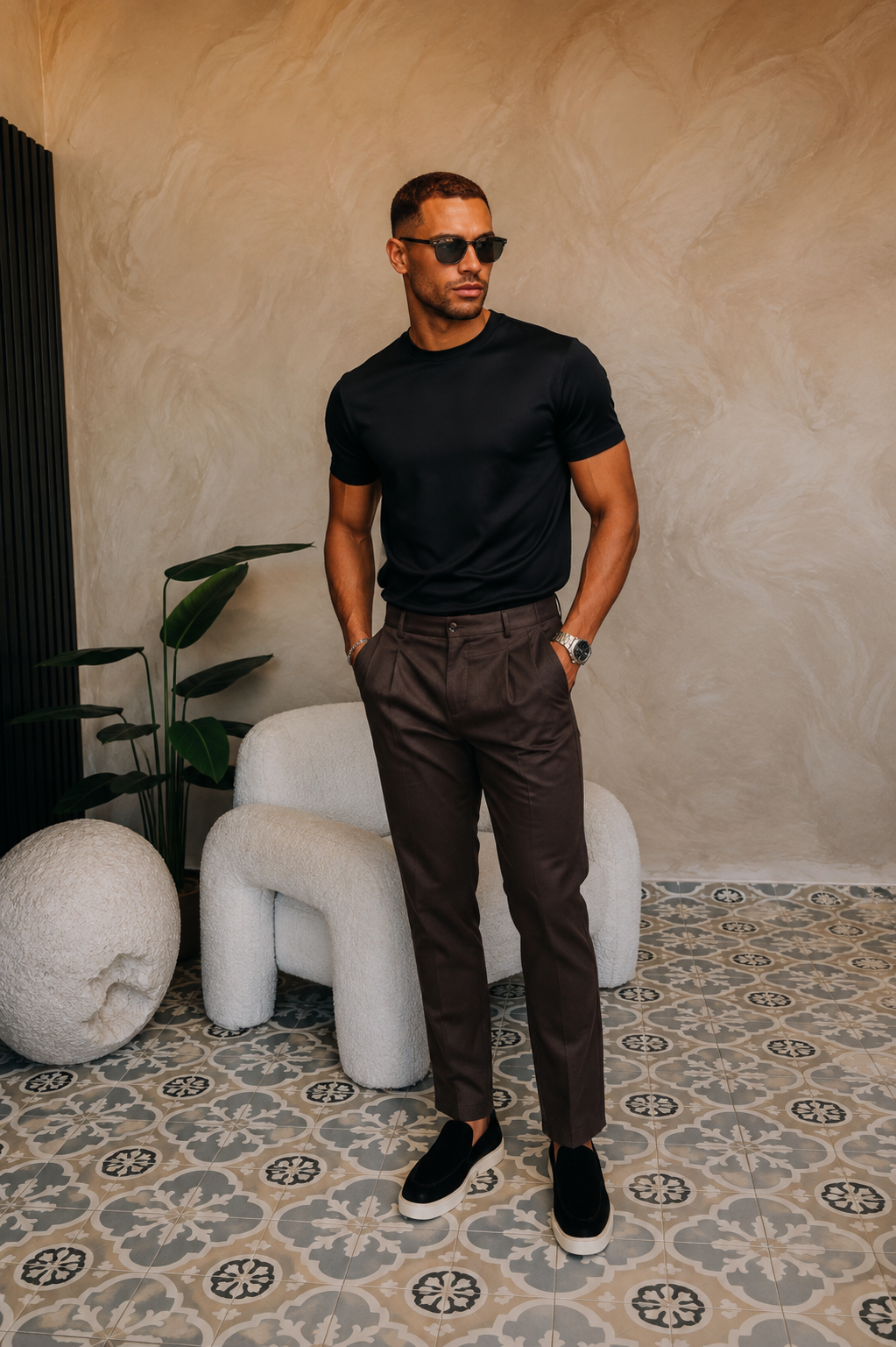 Milan Pants Brown