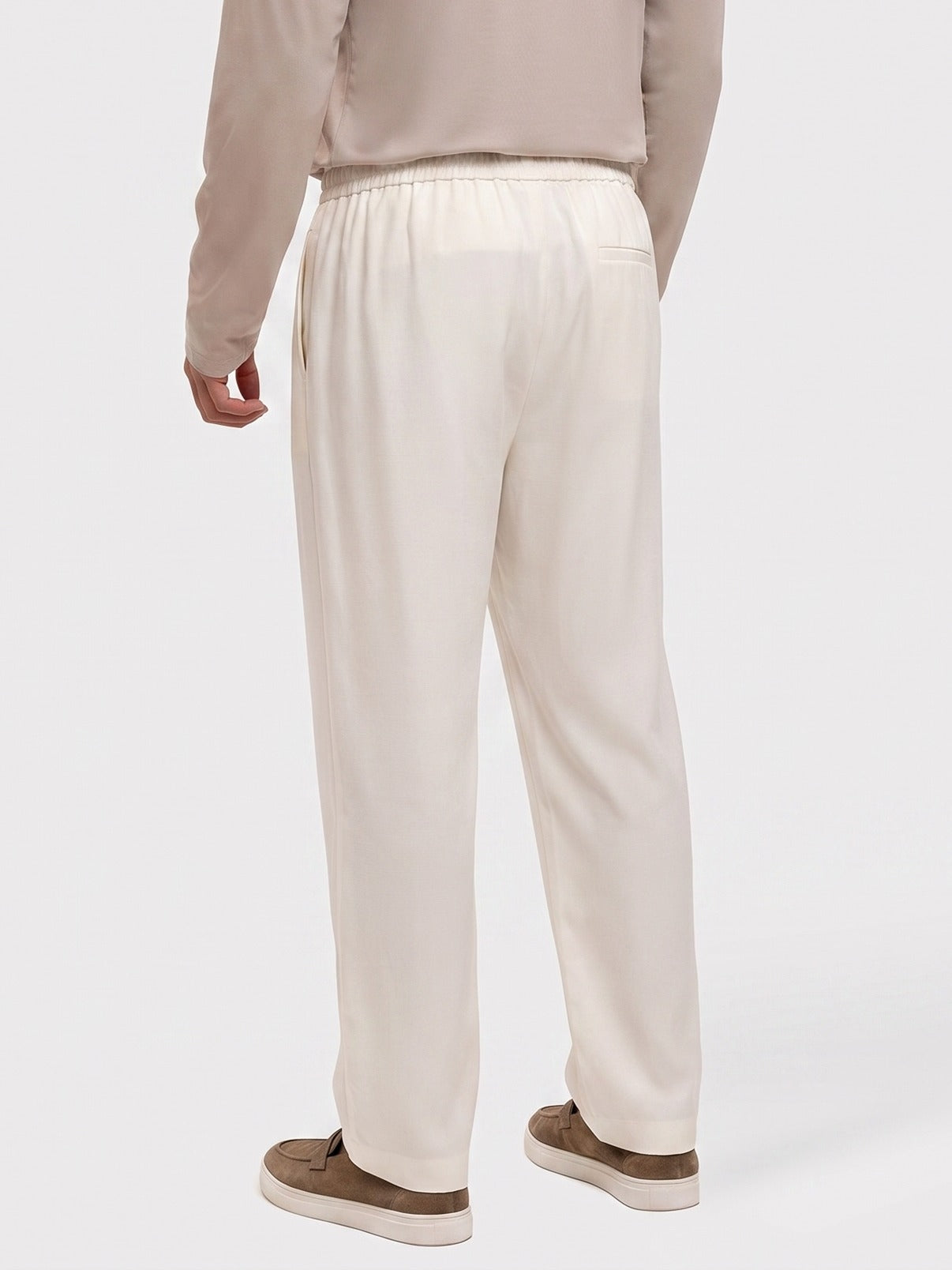 Ease Pants Creme - achter