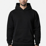 RK Blank Hoodie Black