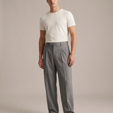 ROMEO STRAIGHT PANTS GREY - studio op model